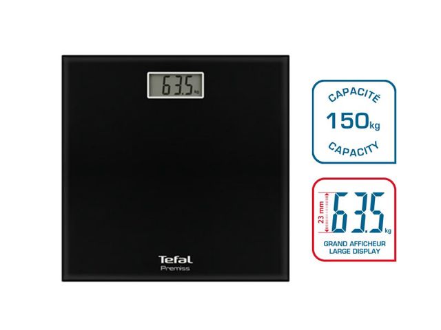 Tefal Pèse Personne électronique PP1060V0 - Noir