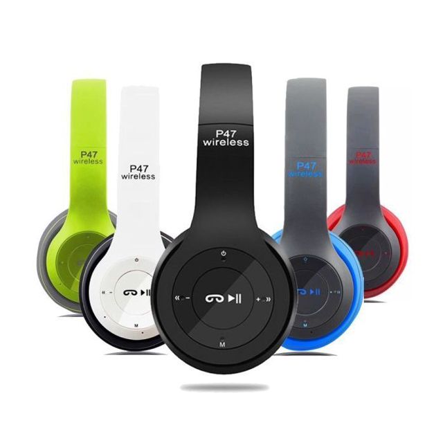 Wireless Casque sans fil P47 pliable Bluetooth