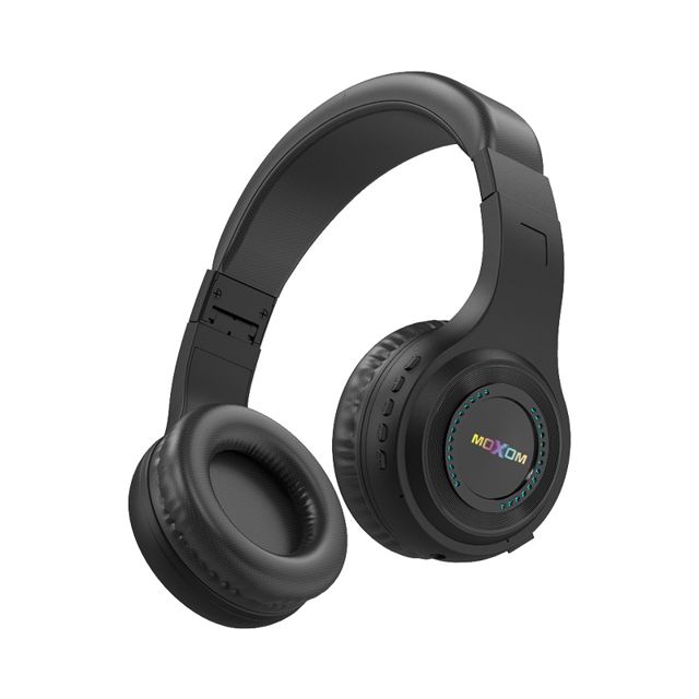 Moxom Casque Stéréo Sans Fil Micro Sd Mx Wl15 Noir