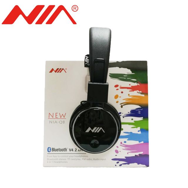 Nia Casque sans fil, casque Bluetooth pliable NIA Q8