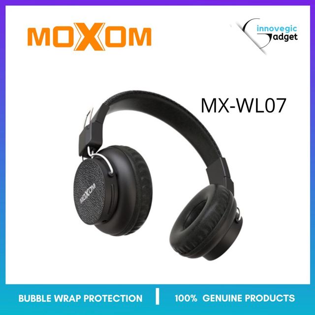 MOXOM Casque stéréo pliable sans fil MX-WL07