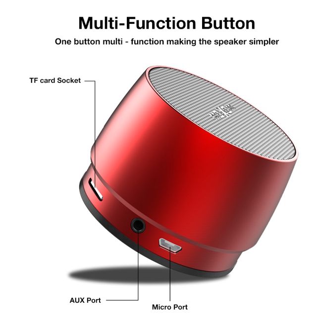 MOXOM Mini haut-parleur Bluetooth sans fil SD MX-SK03