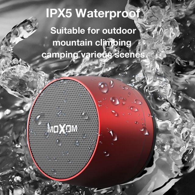 MOXOM Mini haut-parleur Bluetooth sans fil SD MX-SK03