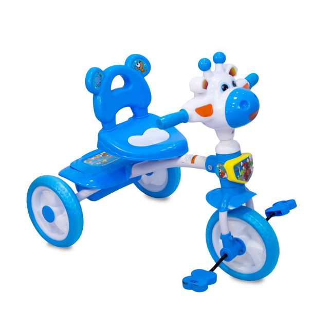 Happy Day Bébé Tricycle Motif la Vache pour 2-6 Ans
