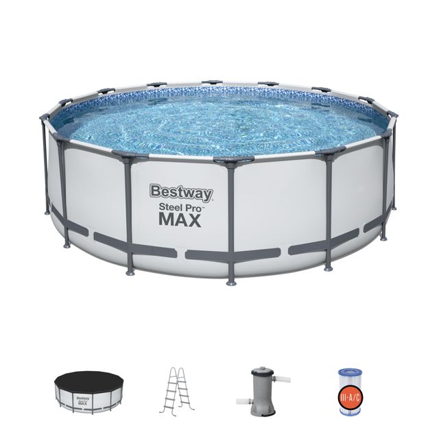 Bestway Piscine Steel Pro Max(d4,27xh122)cm 5612X