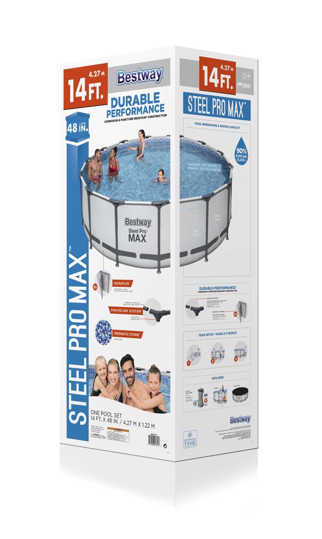 Bestway Piscine Steel Pro Max(d4,27xh122)cm 5612X