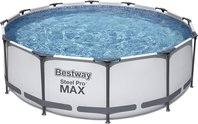 Bestway piscine hors sol ronde Steel 56418