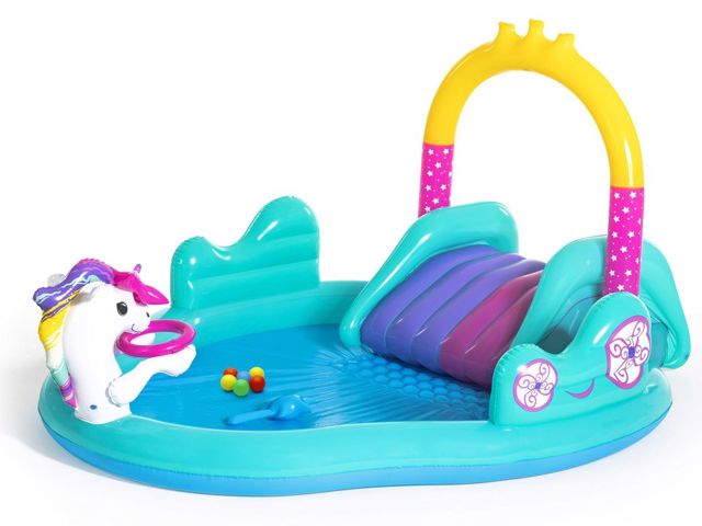 Bestway piscine Toboggan Licorne 274x198x137cm-53097