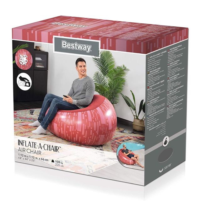 Bestway Chaise de relaxation gonflable 75052