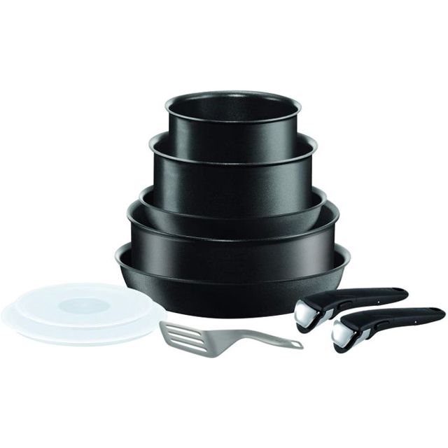 Tefal Batterie De Cuisine Ingenio 10 Pièces Noir L6549702
