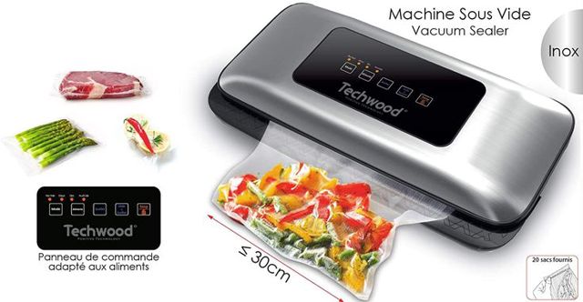 Techwood Machine sous vide pour aliments TSV 3066I