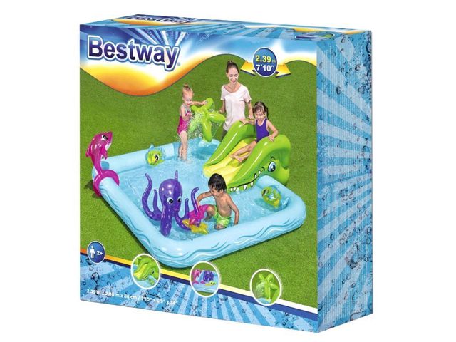 Bestway Piscine Aire de jeux 239 x 206 x 86 cm- 53052