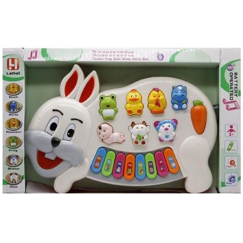 Piano musical Webby Rabbits avec des sons d'animaux
