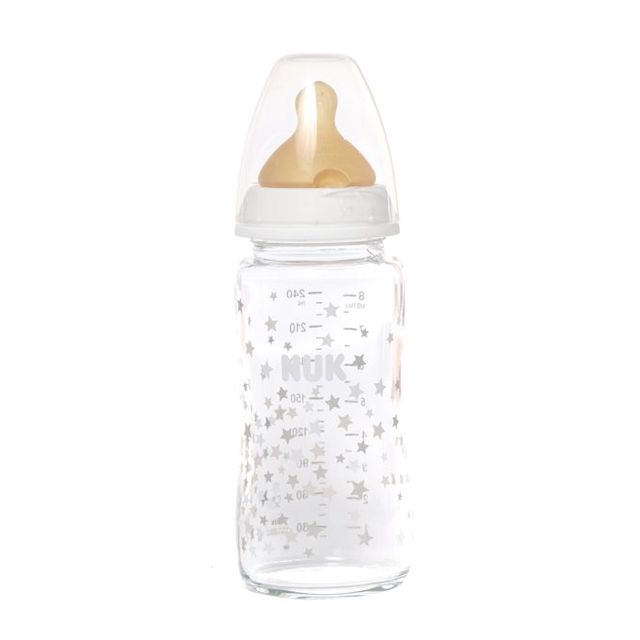 Nuk Biberon Col Large First Choice En Verre 240 ML