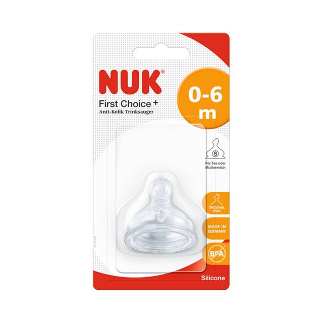Nuk Tetine Silicone Anti-Colique 0-6 Mois "S"