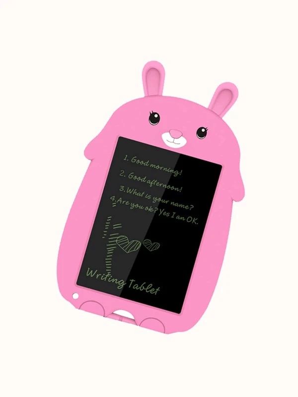 Tablette d'écriture LCD design cartoon avec stylo