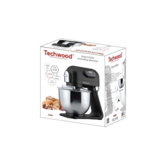 Techwood pétrin Trp-5126 Robot Patissier Noir