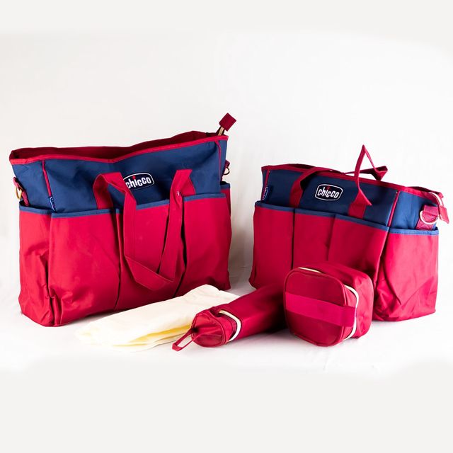 Chicco Sac à langer 5 pièces Rouge