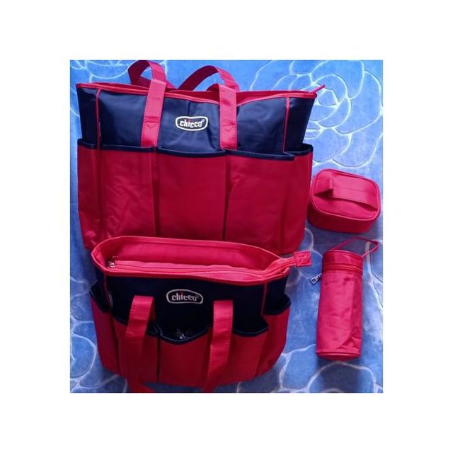Chicco Sac à langer 5 pièces Rouge