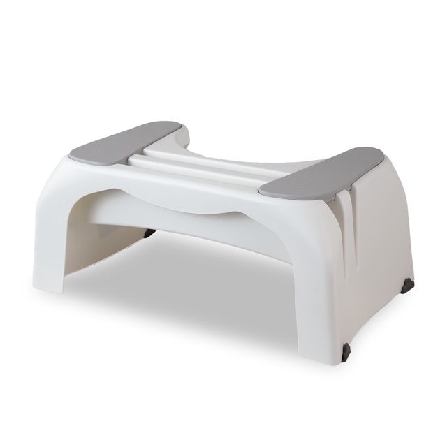 Tabouret De Toilettes/Physiotab solide Blanc
