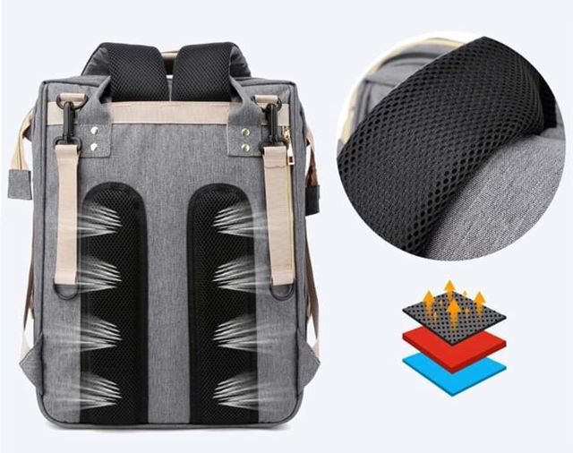 Sac à couches pour bébé détachable et pliable