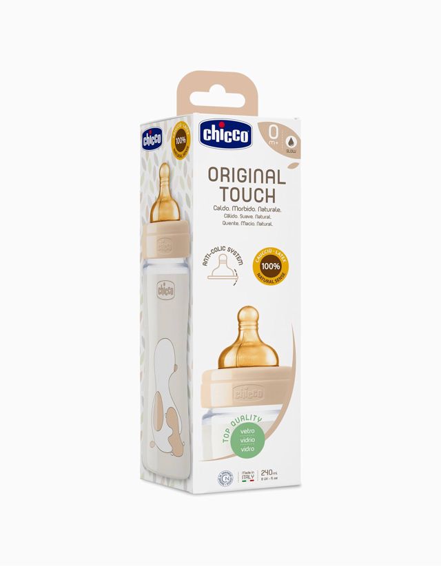 CHICCO Biberon Verre Original Touch 240ML