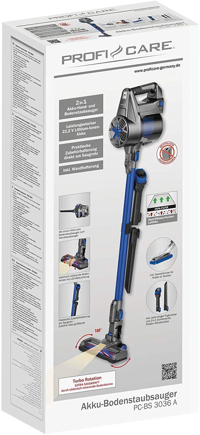 Proficar Aspirateur sans fil PC-BS 3036 A