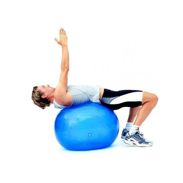 Fitness ball Ballon De Gym 75Cm Bleu