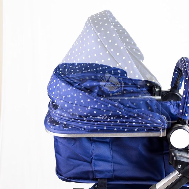 Pingouin Poussette de luxe blue marine