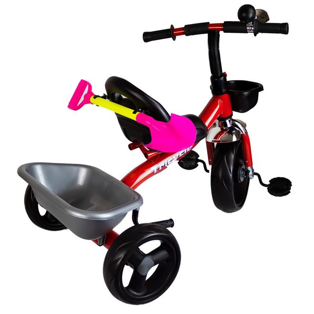 Bravo tricycle pour enfant 2-6 ans Rouge