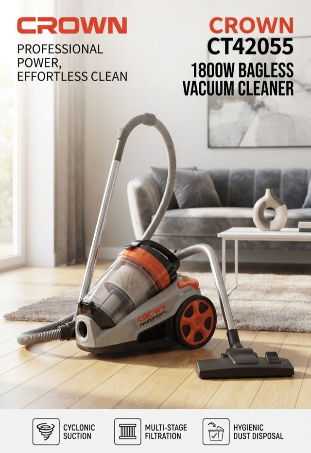 Aspirateur crown 1800 w