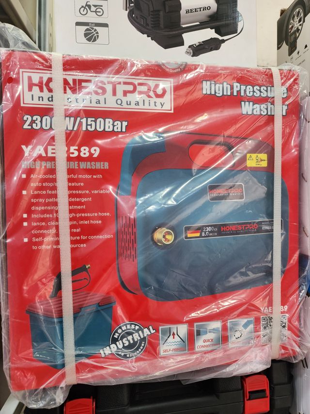 Nettoyeur haute pression honestpro 2300w 150 bar