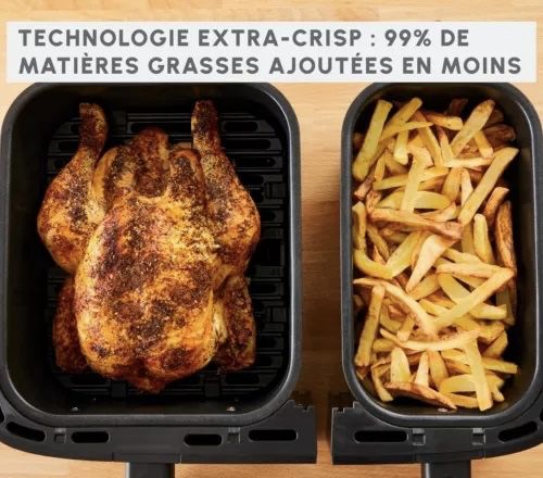 مقلاة بدون زيت Moulinex Air Fryer 8.3L إينوكس
