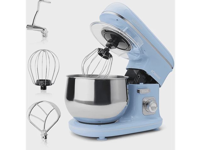 Robot Pétrin Multifonctions 5L 1100W Bomann KM 6030 CB bleu