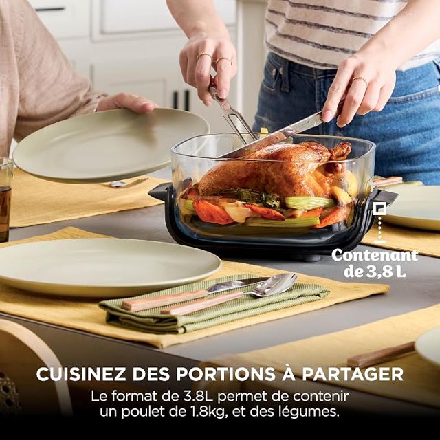 Ninja CRISPi Air Fryer Design Compact 4-en-1, bols 3,8 + 1,4L