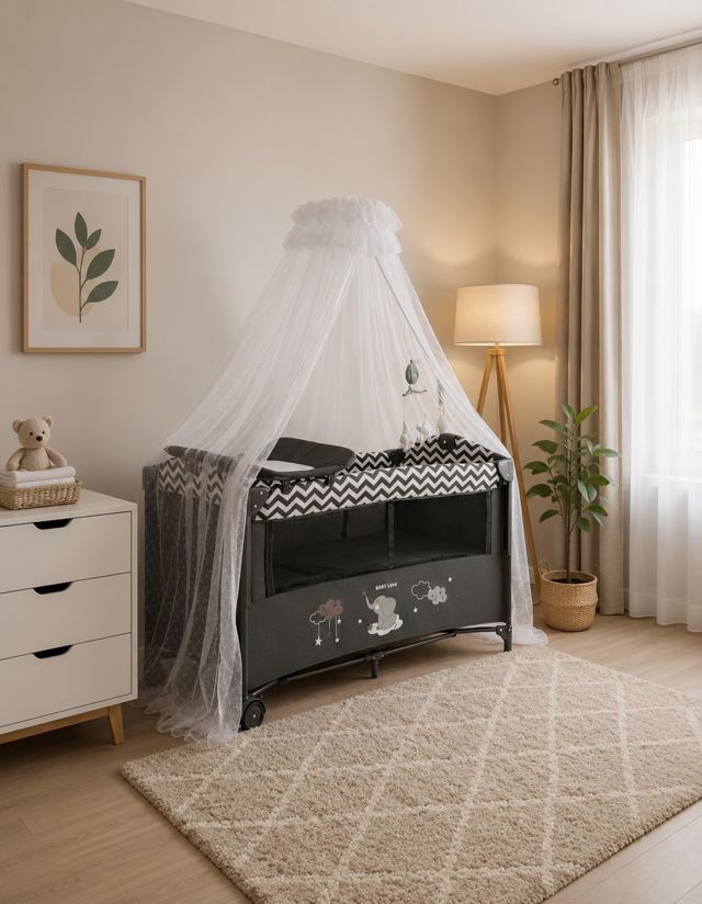 Bébé Love سرير ومحبس أطفال متنقل T-701