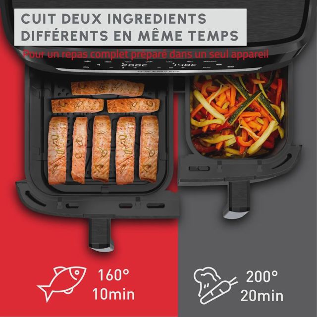 Moulinex Double friteuse à air XXL 11L.EZ9428F0