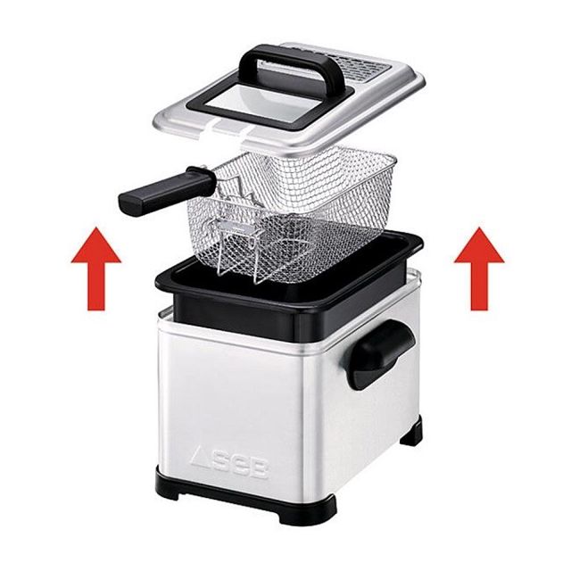 Seb friteuse 4litres family pro fr506D00 inox 2400w