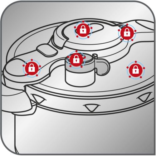 Seb cocotte ClipsoMinut'® DUO 5L P4705101