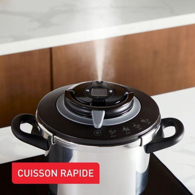 Seb cocotte minute clipso chef+ 8L 4programmes