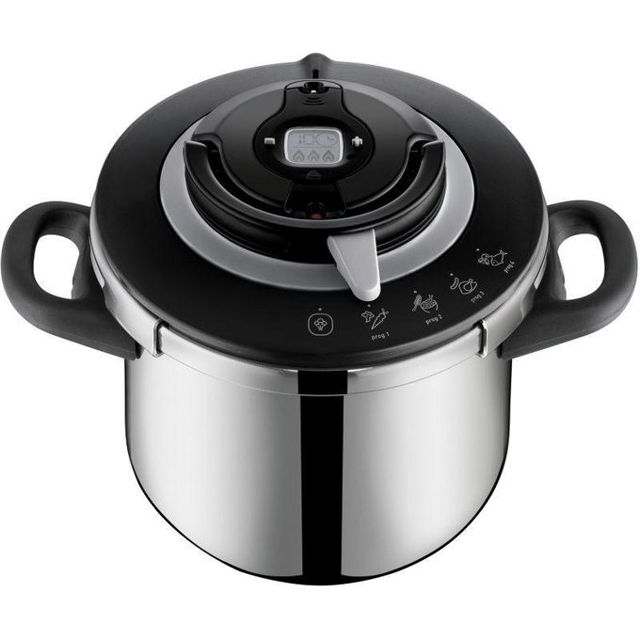 Seb cocotte minute clipso chef+ 8L 4programmes