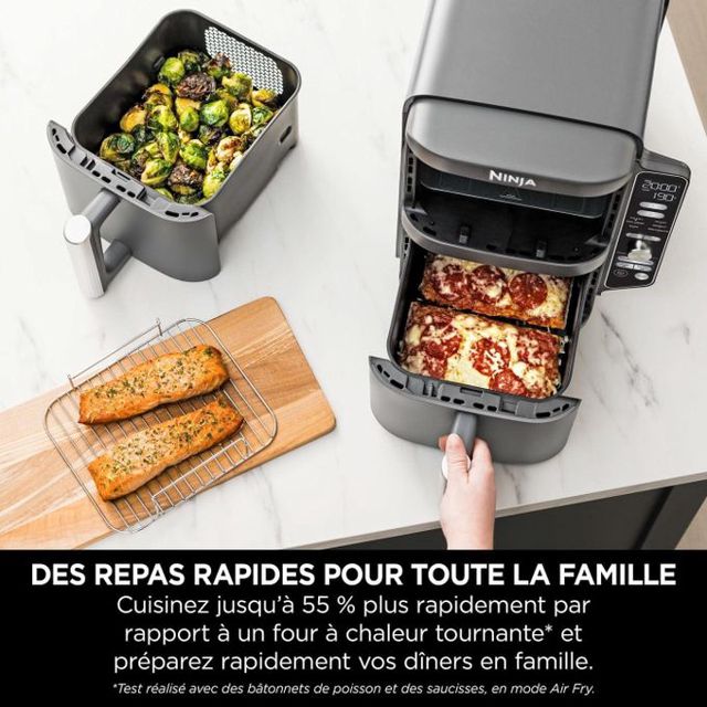 Ninja friteuse double zone verticale SL400EU