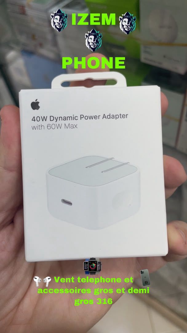 Chargeur Secteur USB-C 40W/60W Dynamic Power