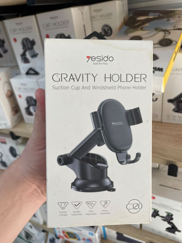 Support Voiture Ventouse Gravitationnel Yesido C120