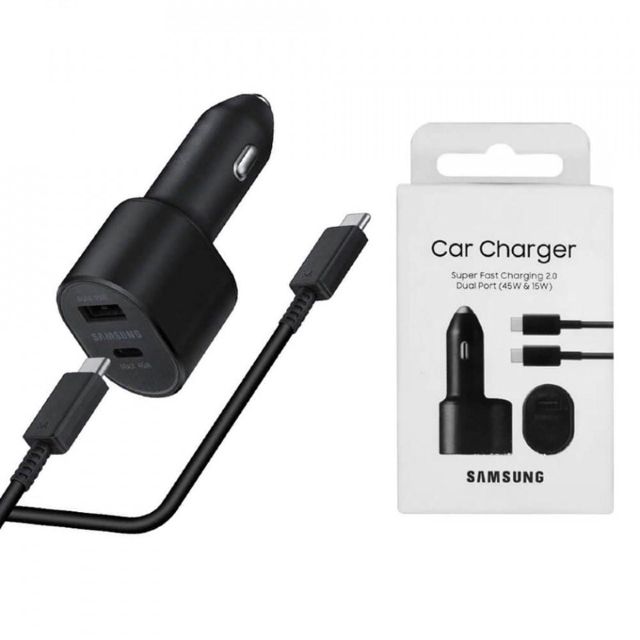 Chargeur Voiture Samsung 60W Super Fast Charging 2.0