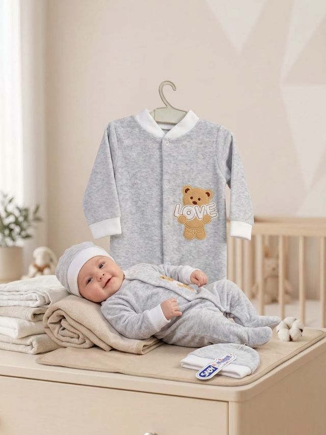 Combinaison Bébé Velours