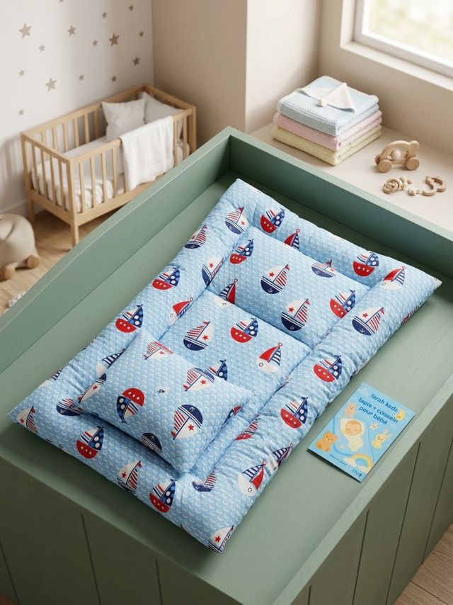 Matelas + coussin pour bébé