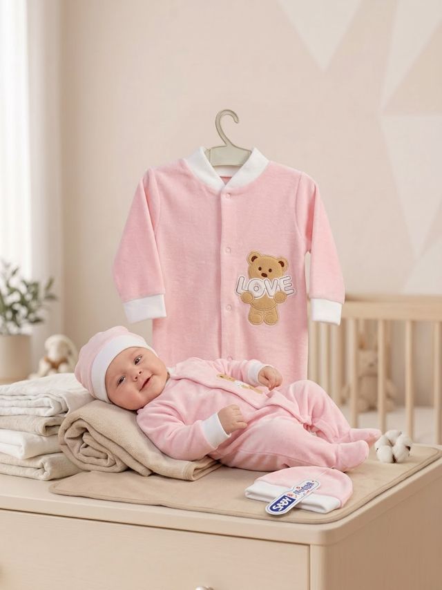 Combinaison Bébé Velours