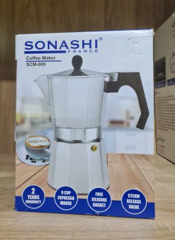 مكبس قهوة Sonashi سعة 9 فناجين scm-009