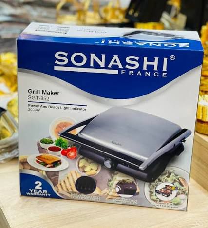 Panineuse Grill Sonashi antiadhésives 2000 W SGT-852